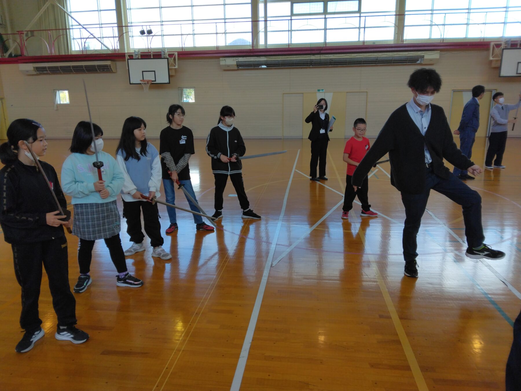 ４年合同学習（四ヶ散米）をしました 3枚目写真