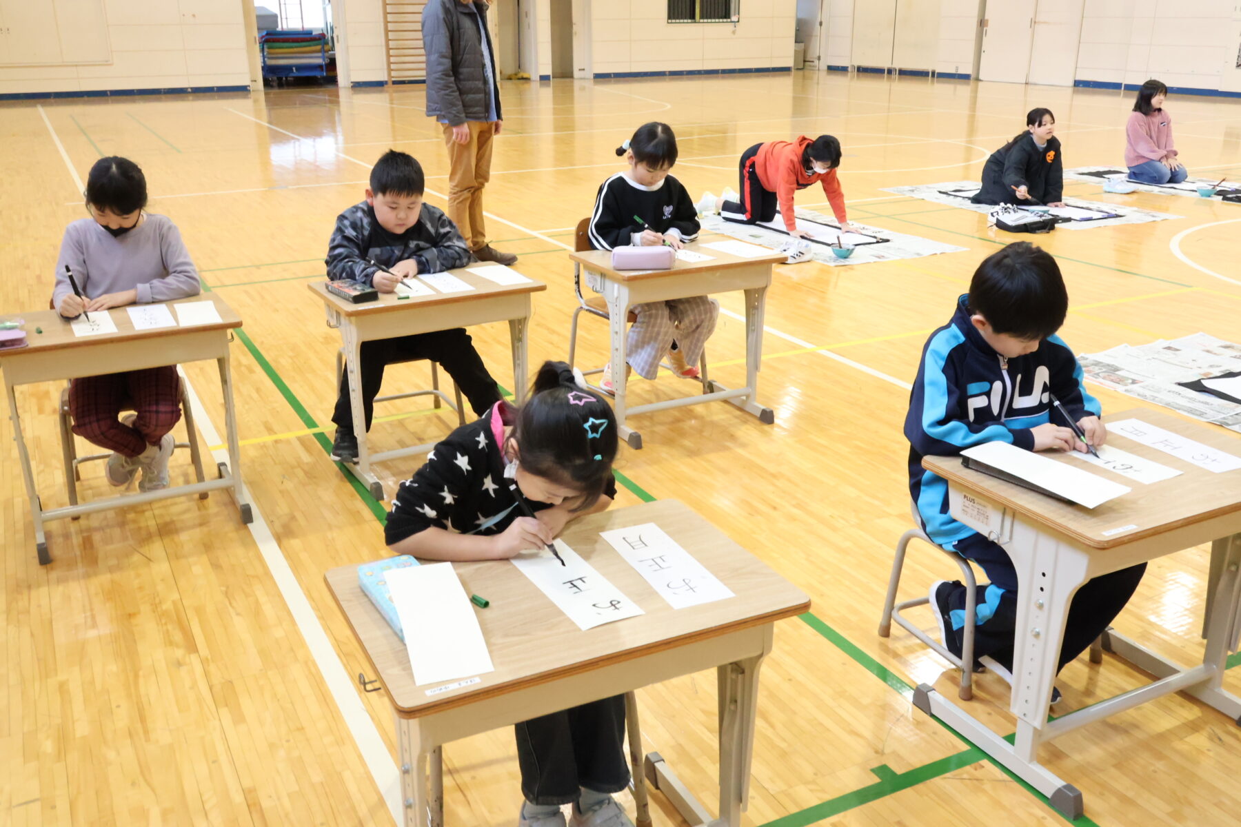 書初め大会 2枚目写真