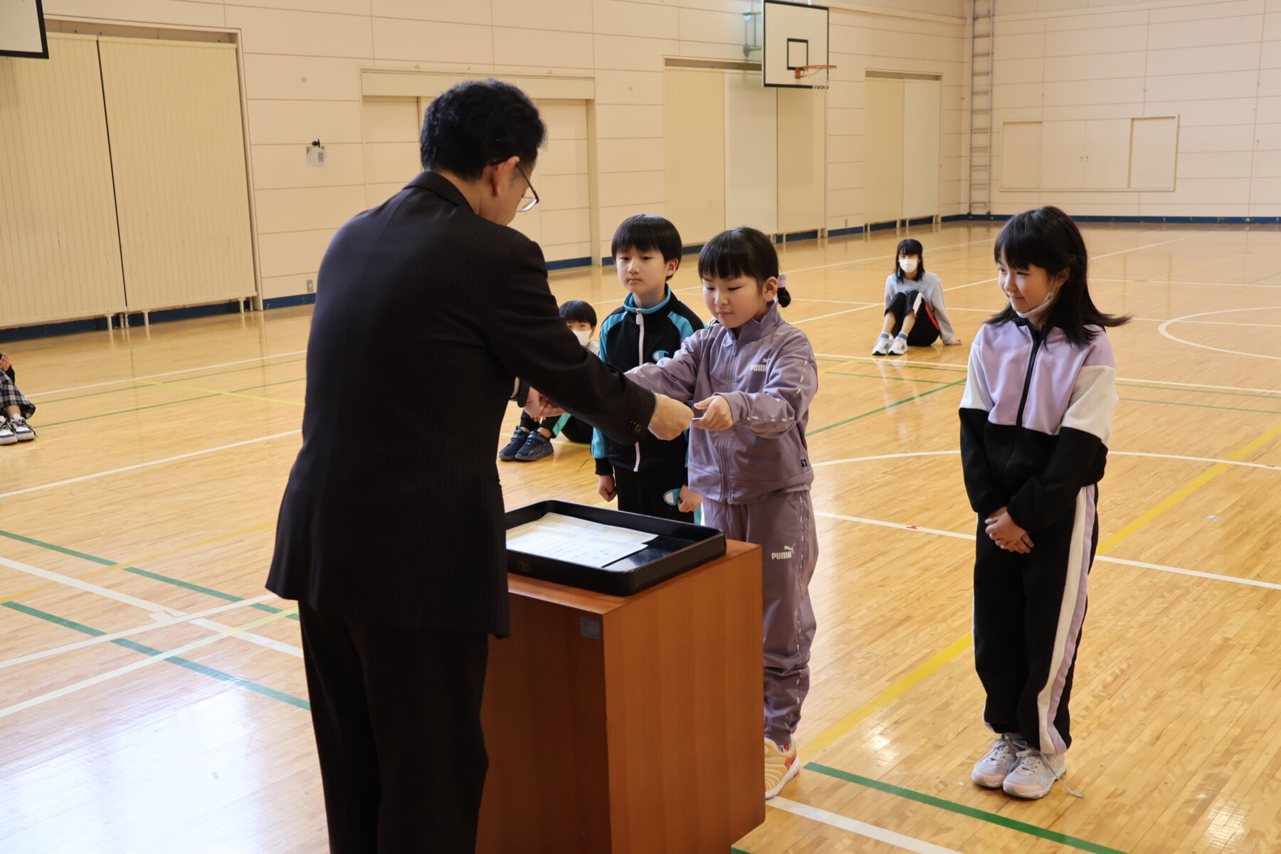 書初め大会表彰式 2枚目写真