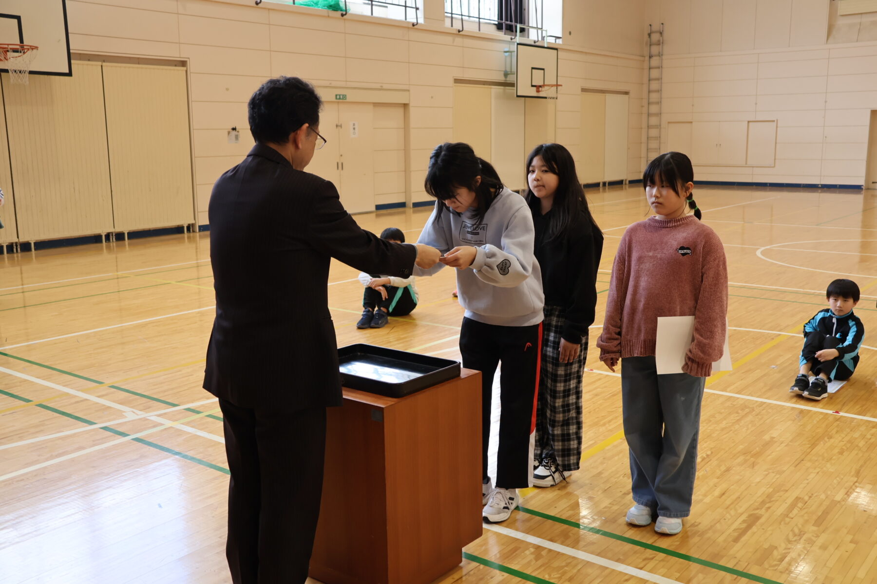 書初め大会表彰式 7枚目写真