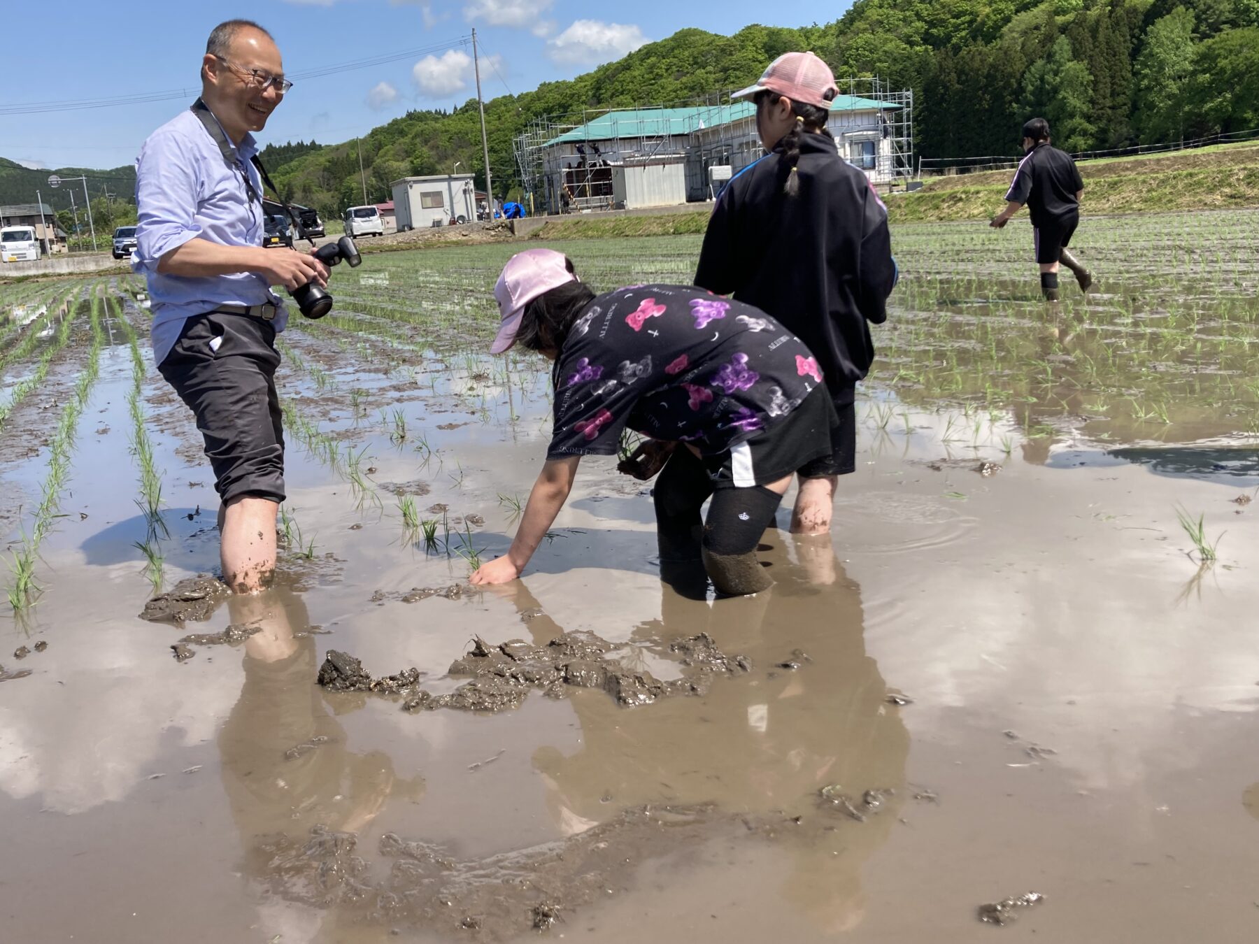 黒米田植え体験 3枚目写真
