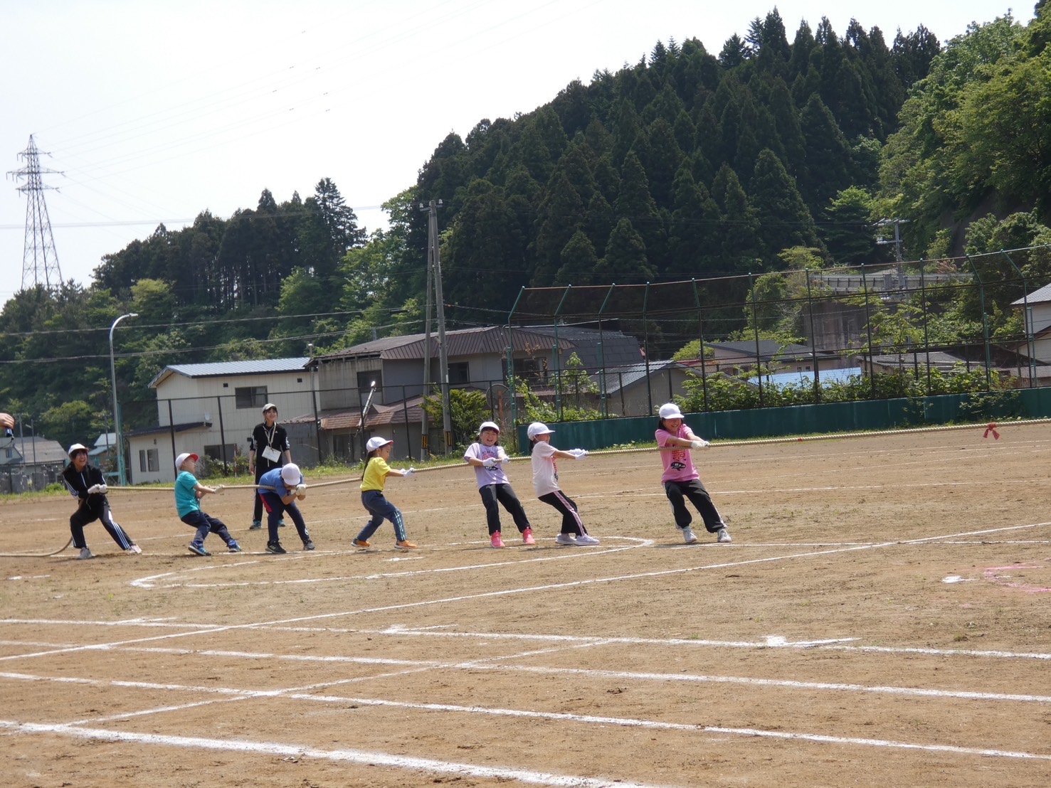 運動会総練習 8枚目写真