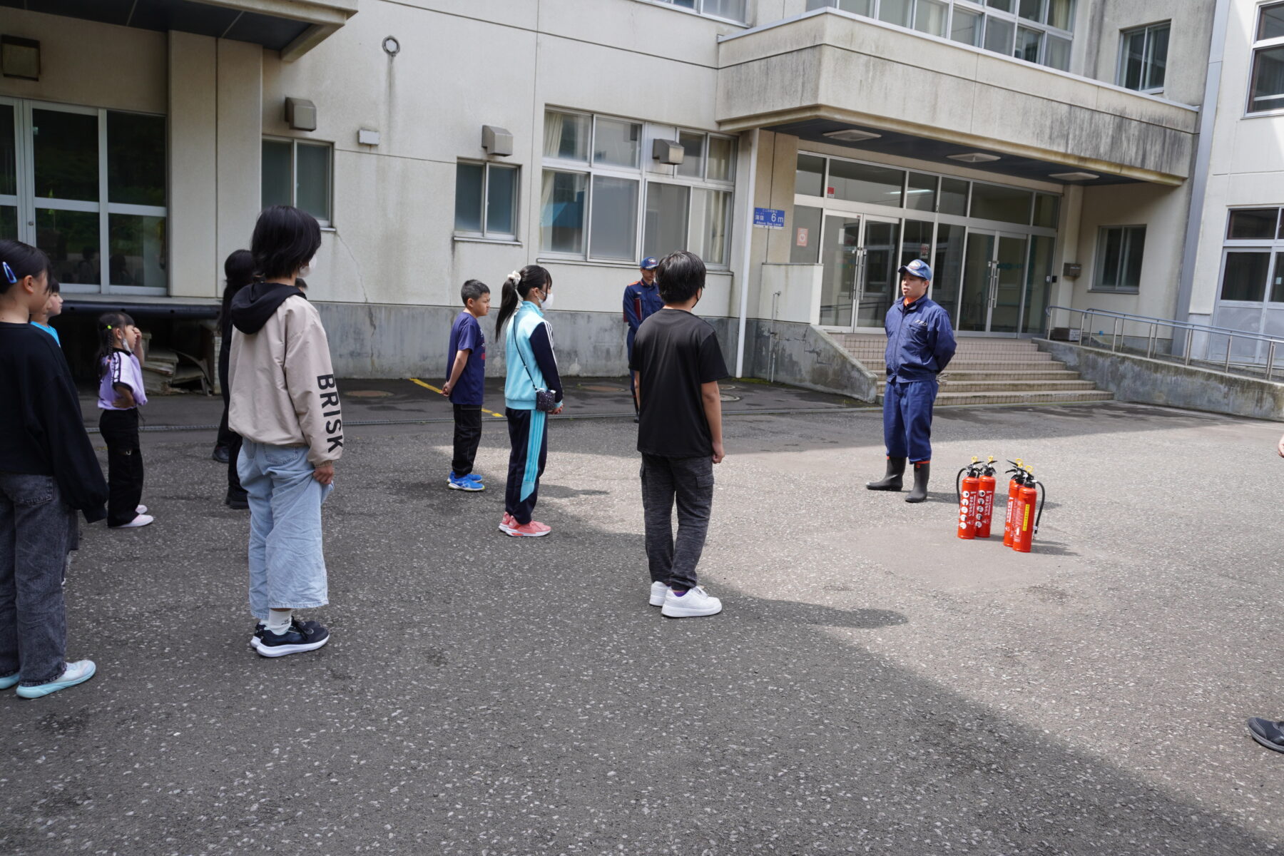 避難訓練 3枚目写真