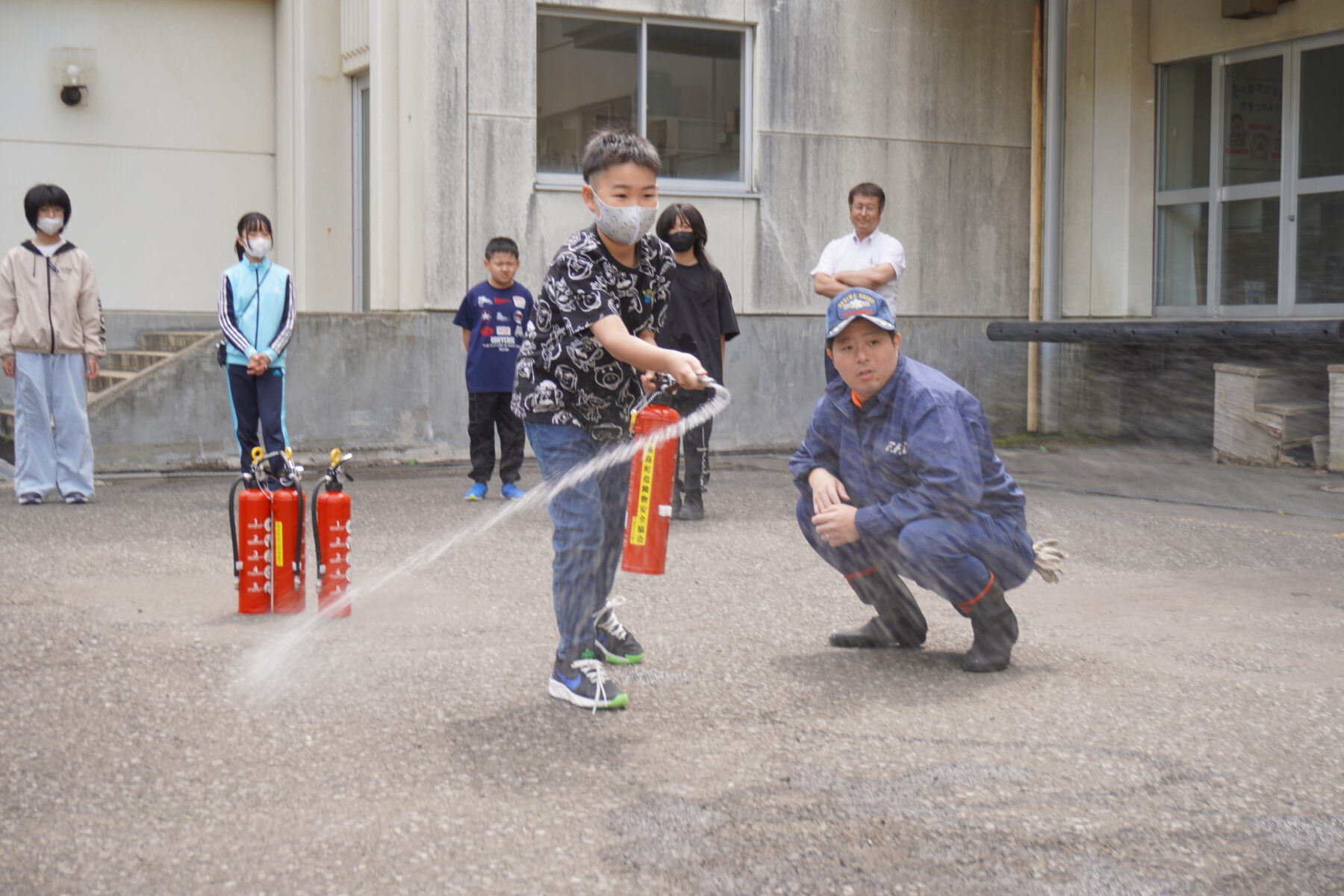 避難訓練 5枚目写真