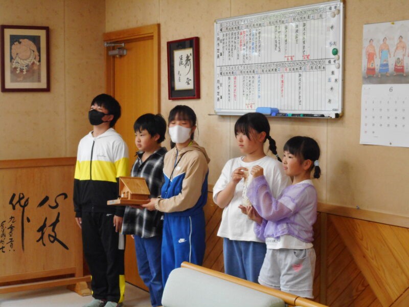 緑の羽根共同募金　贈呈式