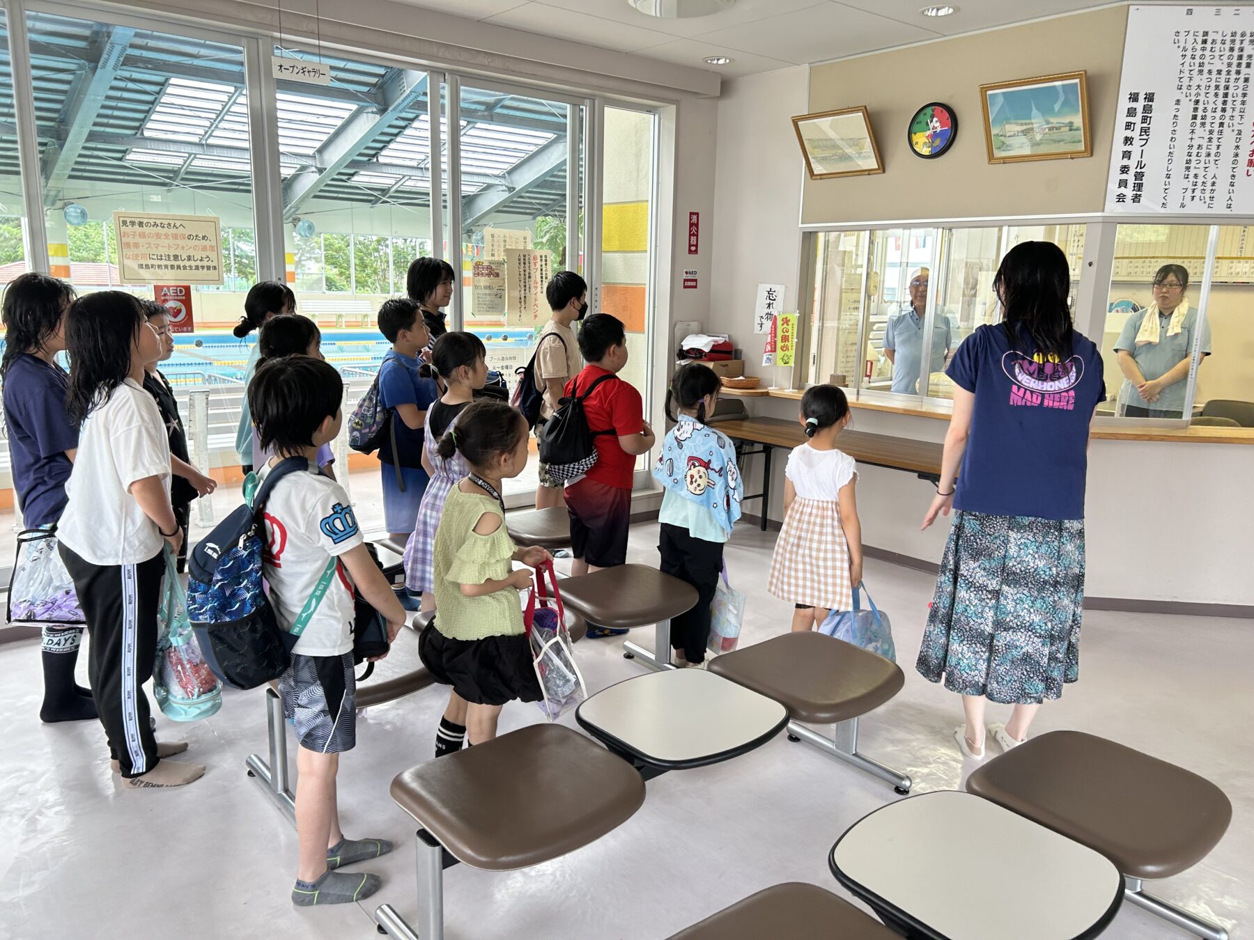 水泳学習 3枚目写真