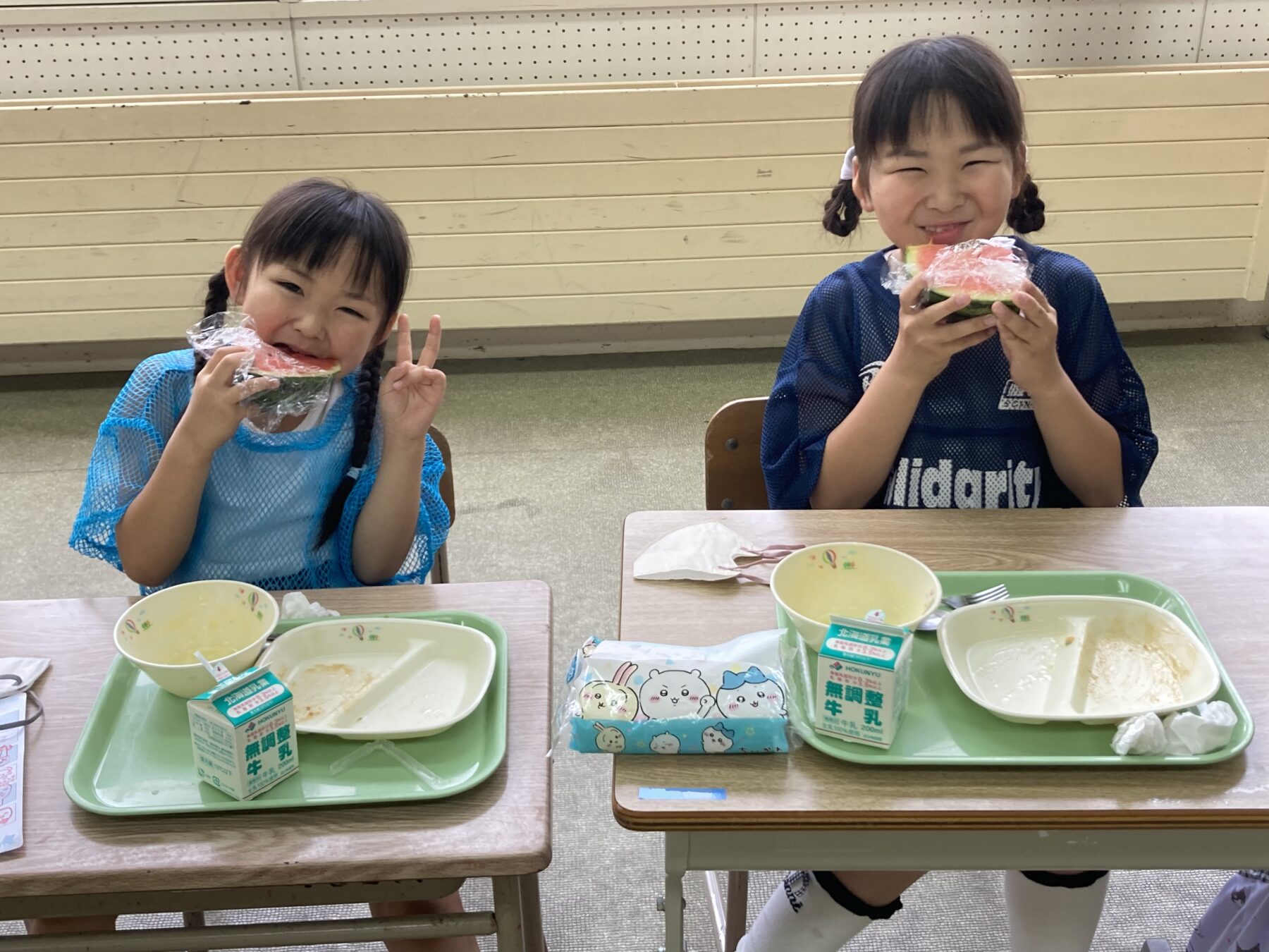 ブルーベリーとすいかをいただきました！ 2枚目写真