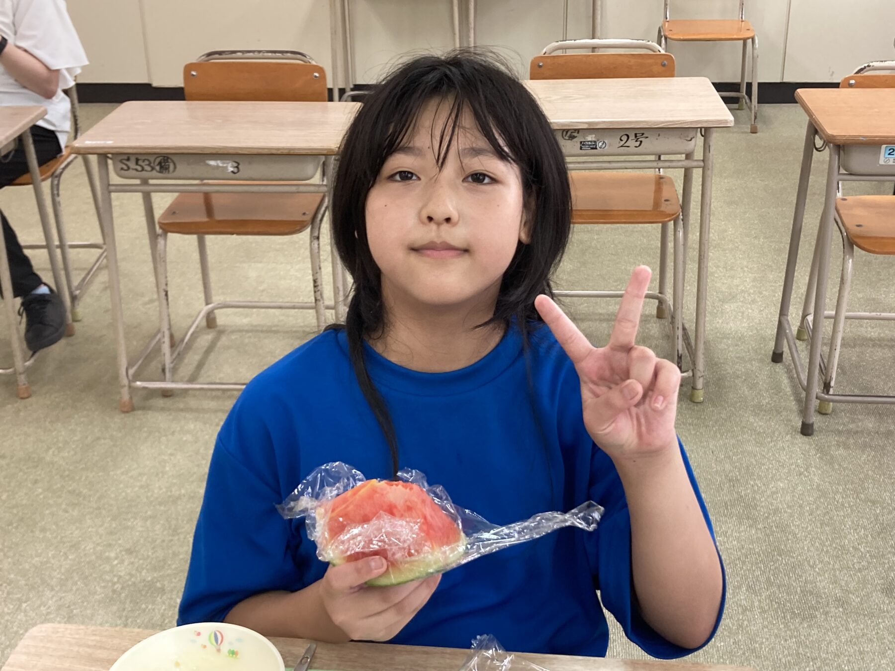 ブルーベリーとすいかをいただきました！ 1枚目写真