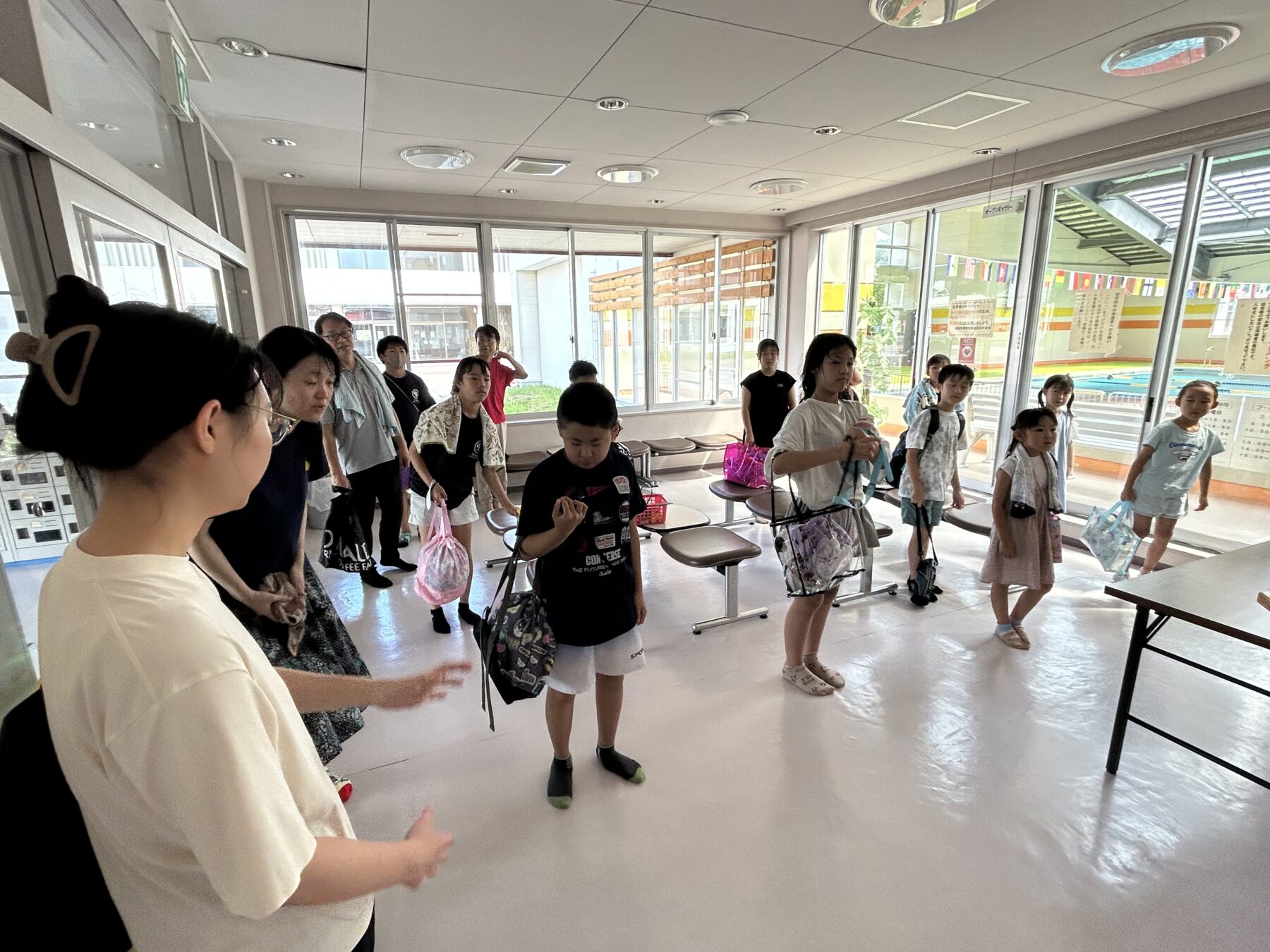 水泳学習 1枚目写真