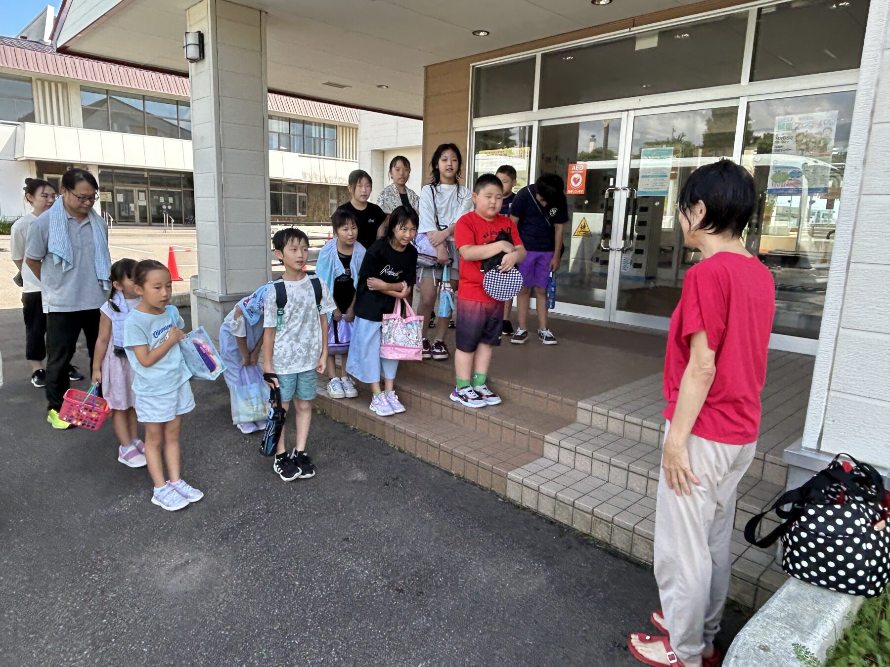 水泳学習 2枚目写真