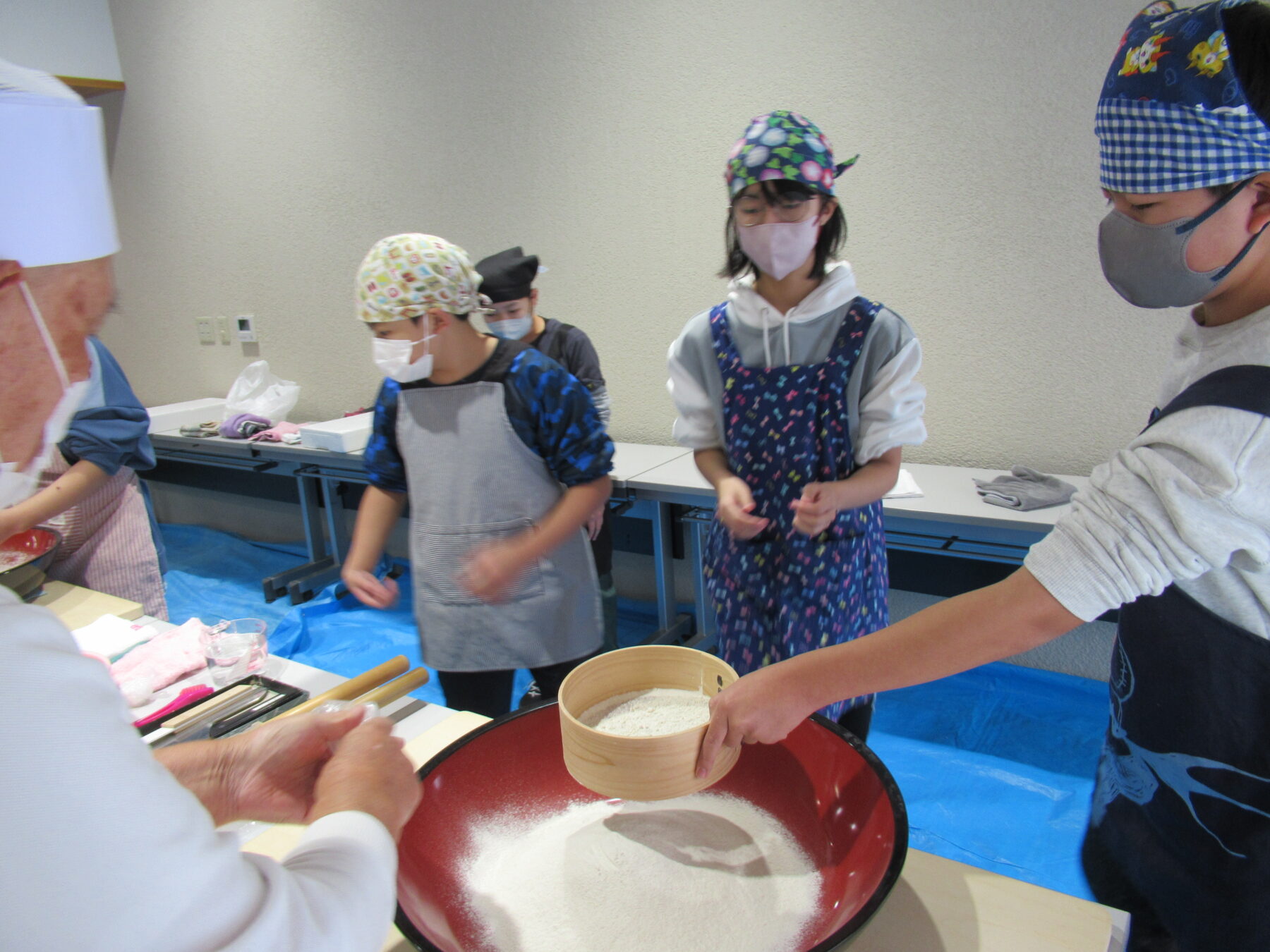 そば打ち体験 3枚目写真