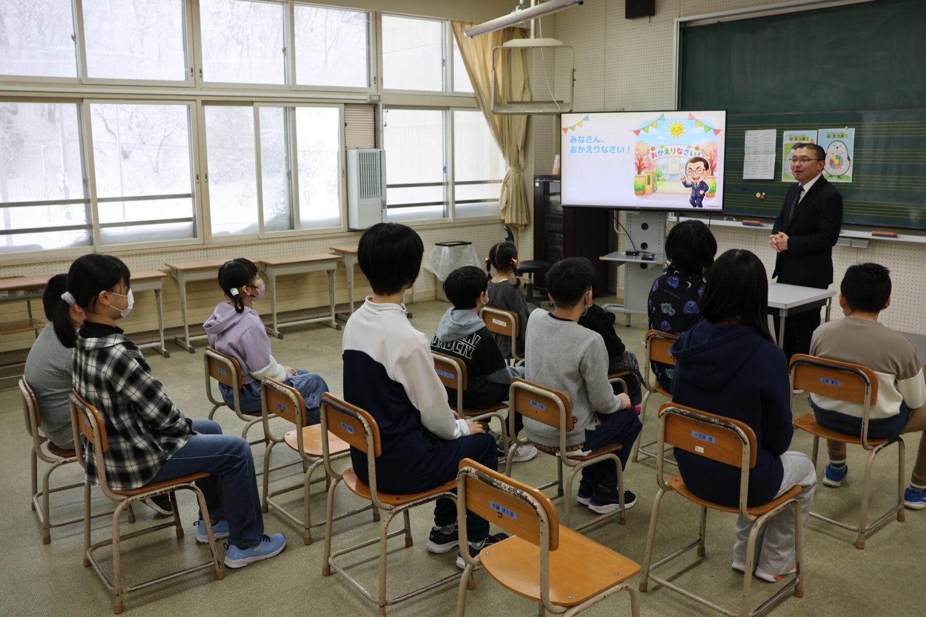 冬季休業後集会 2枚目写真