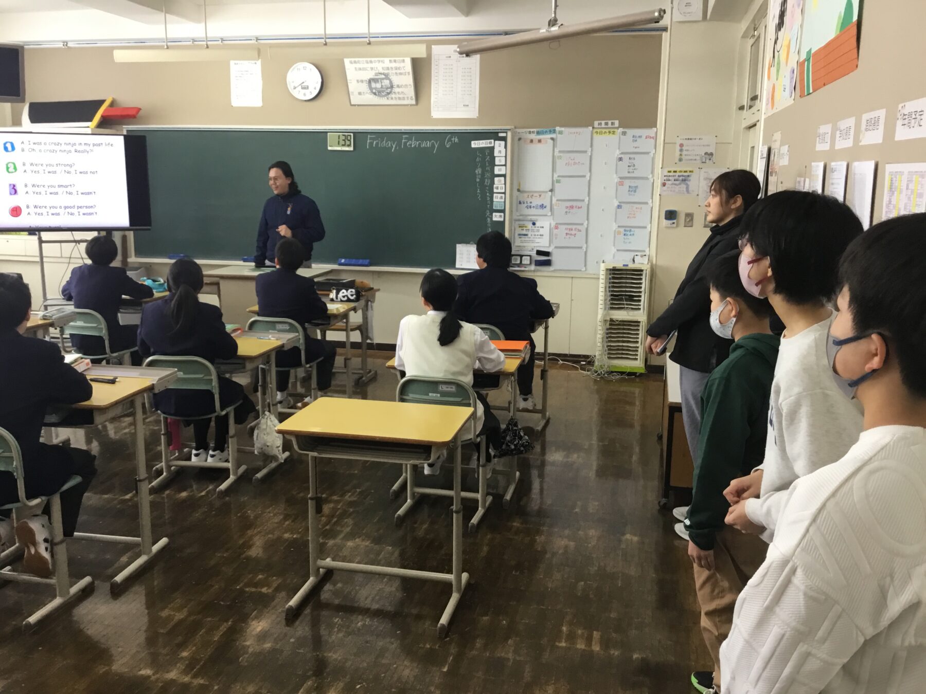 福島中学校新入生体験入学 2枚目写真