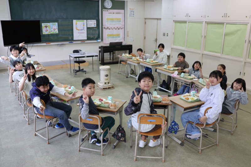 6年生最後の給食でした