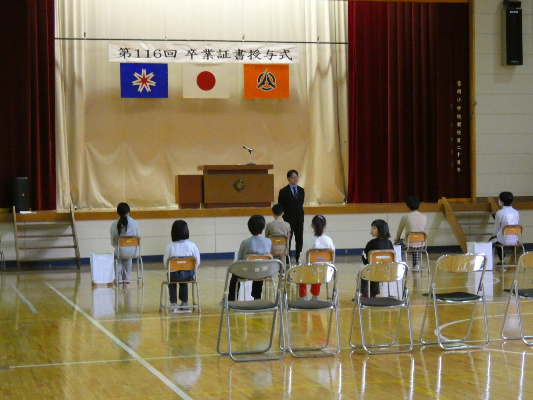 卒業式総練習 1枚目写真