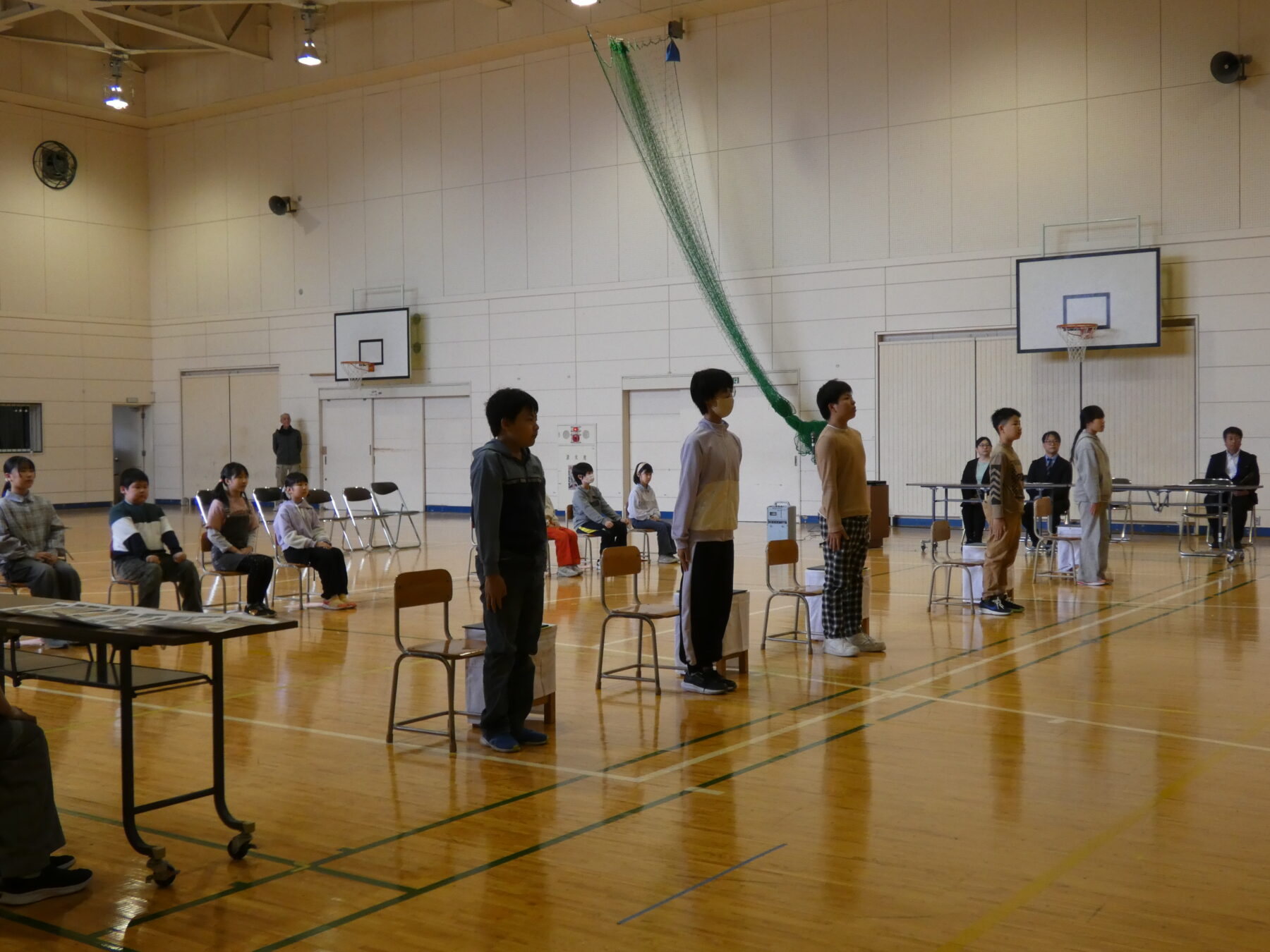 卒業式総練習 3枚目写真