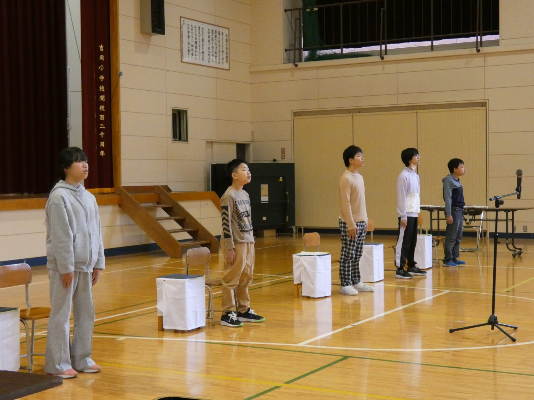 卒業式総練習 4枚目写真