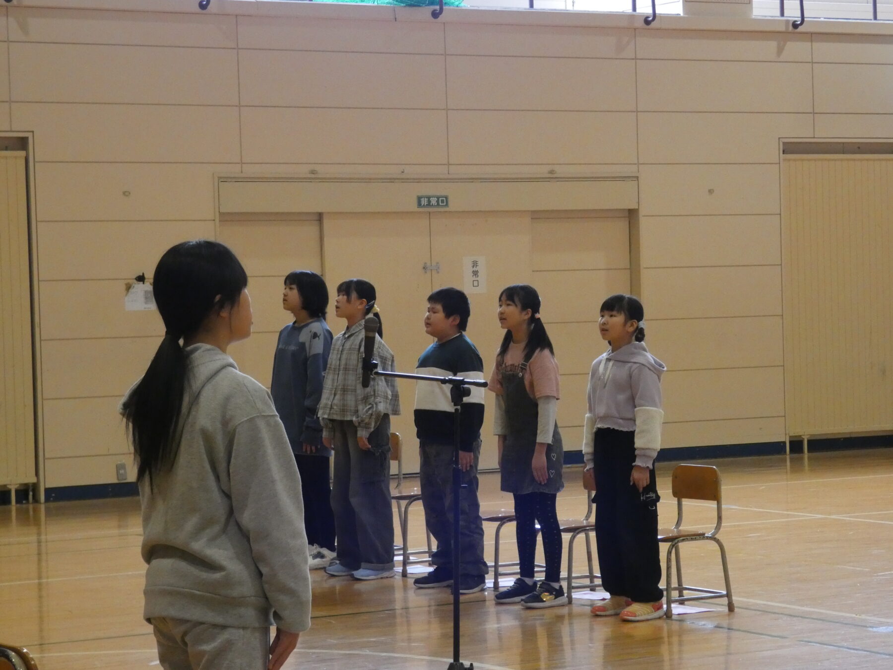 卒業式総練習 5枚目写真