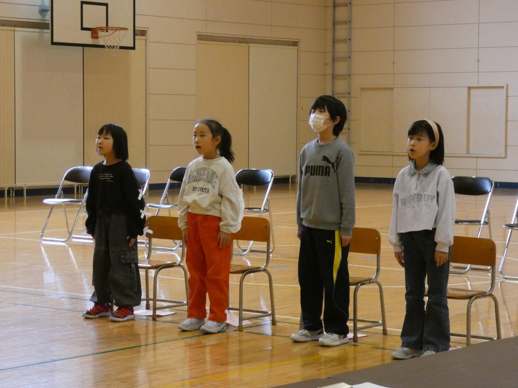 卒業式総練習 6枚目写真