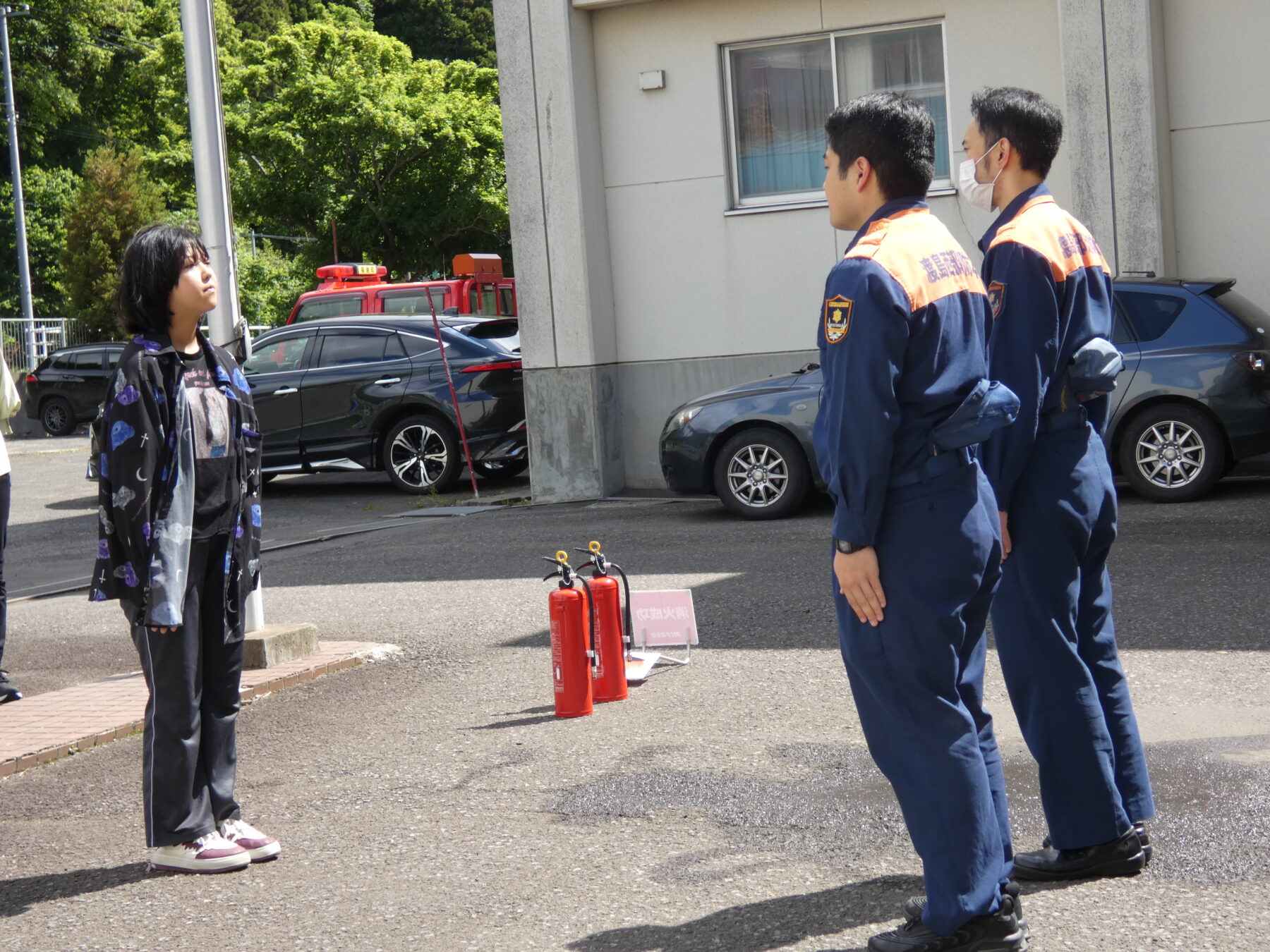 避難訓練（火災想定） 3枚目写真